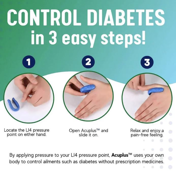 Sugar Control LI4 Acupressure Point Clip 🔥Flat 70% Savings🔥