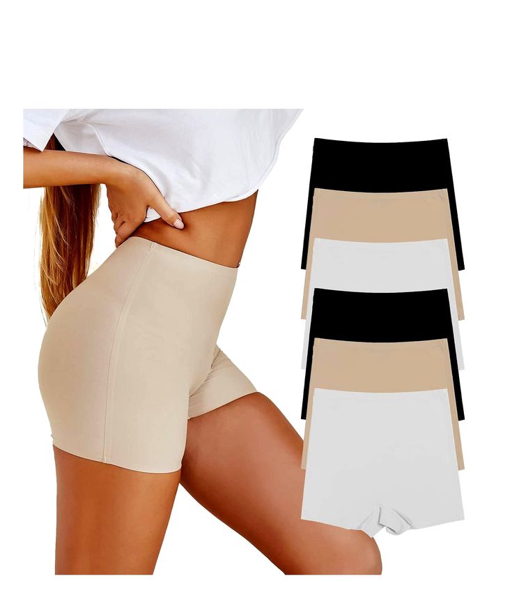 Tummy Control & Hip Lifting Seamless Panties - Multicolor [ Pack Of 4 ]